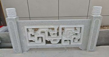 齐齐哈尔芝麻白河道栏杆 桥栏杆