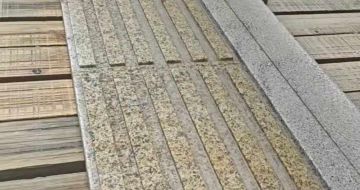 齐齐哈尔黄金麻盲道石 盲条