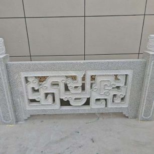 齐齐哈尔芝麻白河道栏杆 桥栏杆