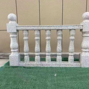 齐齐哈尔芝麻白阳台栏杆 花岗岩栏杆