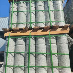 齐齐哈尔挡车柱芝麻白 挡车石