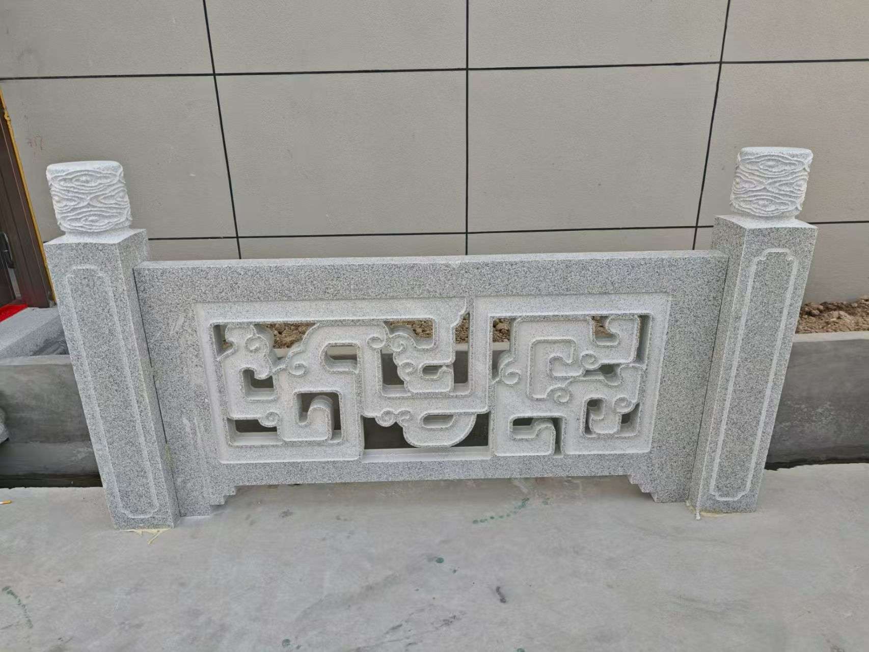 齐齐哈尔芝麻白河道栏杆 桥栏杆